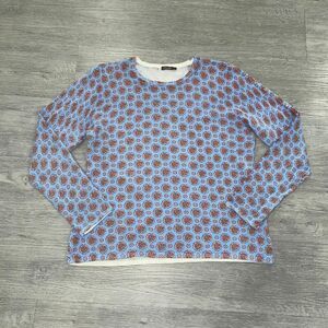 J McLaughlin Sweater Women’s Large Pullover Geometric Long Sleeve Shirt Tee